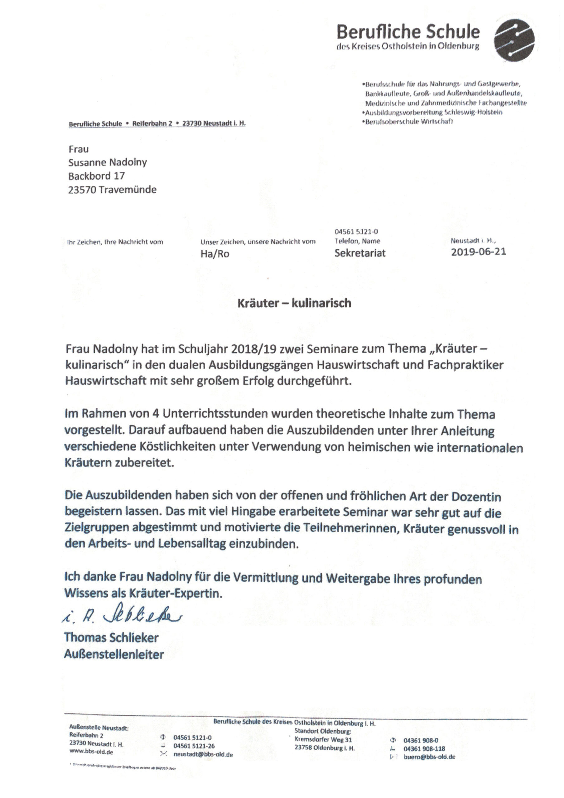 Genussbotschafterin